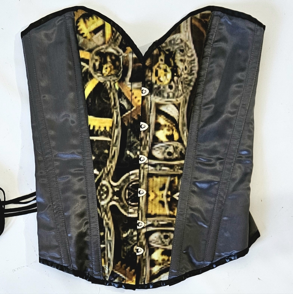 One Of A Kind Handmade Corset With Steampunk Inspiration Size Large